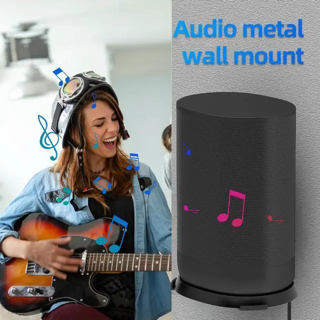 Alt view image 3 of 4 - Sound Box Rack Wall-mounted Speaker Mounting Bracket Aluminum Alloy Wall Stand Holder Shelf Compatible with SONOS Move