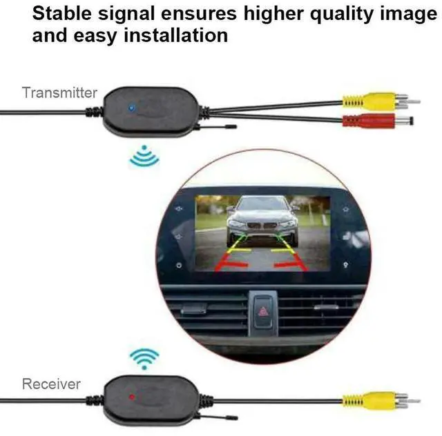 Alt view image 3 of 4 - Wireless Module Adapter Receiver Transmitter 2.4Ghz for Car Monitor Back Up Reverse Rear View Camera