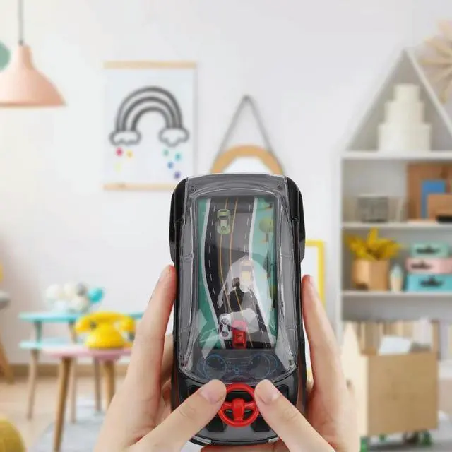 Alt view image 2 of 4 - Handheld Racing Car Game Car Racing Machine Innovative Adventures Game Machine Steering Wheel Toy for Developing ligence
