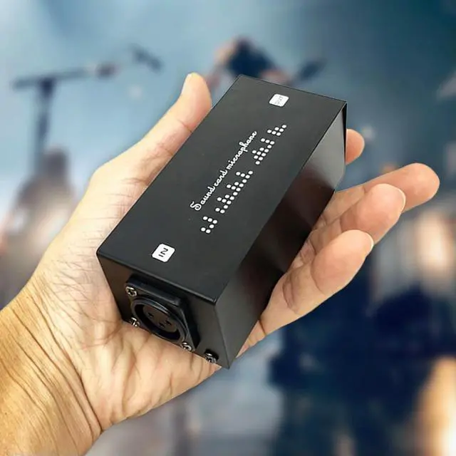 Alt view image 3 of 4 - Dynamic Microphone Preamplifier Gain 28dB Professional Preamp Audio Booster for Studio Or Home Recording Livestream Broadcast