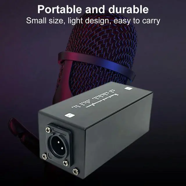 Alt view image 4 of 4 - Dynamic Microphone Preamplifier Gain 28dB Professional Preamp Audio Booster for Studio Or Home Recording Livestream Broadcast