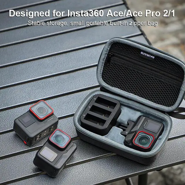 Alt view image 4 of 4 - Portable Carrying Case Bag Travel Case for Ace Pro 2/Ace Pro/Ace Action Camera