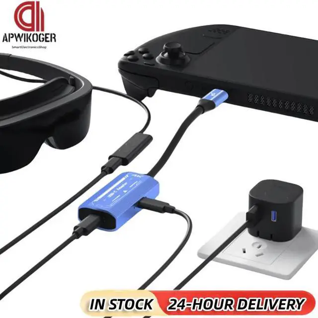 Main image of 4K@60Hz USB-C To Type C Cable Converter PD3.0 for XREAL/Rokid Air AR Glasses for S22/S23 for Switch/Steam Deck /ROG Ally