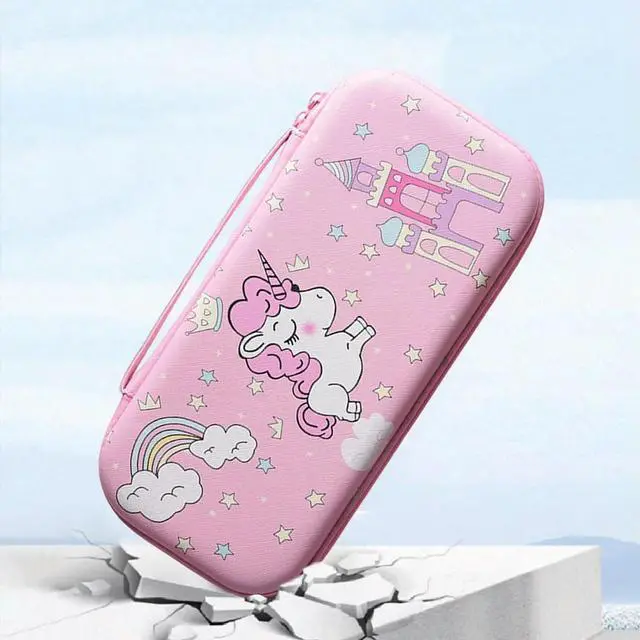 Alt view image 2 of 4 - Portable Travel Organiser Large Capacity Shockproof Console Bag with Game Card Slots Console Protective Handbag for NS2