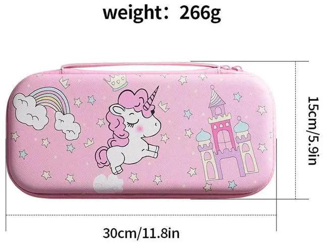 Alt view image 4 of 4 - Portable Travel Organiser Large Capacity Shockproof Console Bag with Game Card Slots Console Protective Handbag for NS2