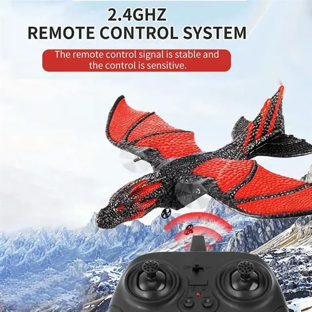 Alt view image 2 of 4 - RC Plane 2.4G Simulated Flying Dragon Aircraft Remote Control Flying Model Glider Airplane EPP Foam Toys Gift For Kids Durable