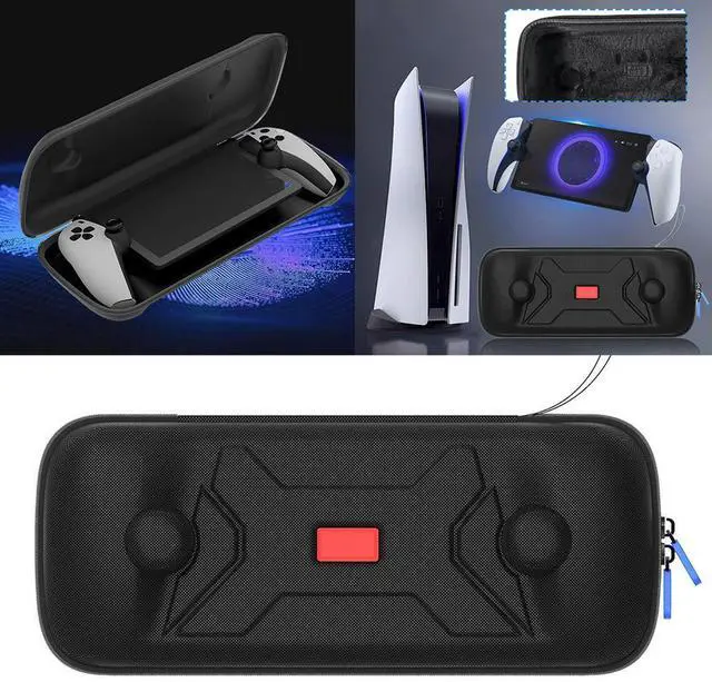 Alt view image 2 of 4 - Hard Carrying Case Anti Scratch Carrying Case Bag EVA Accessories Handbag with Mesh Pocket for PS5 Portal for Portal