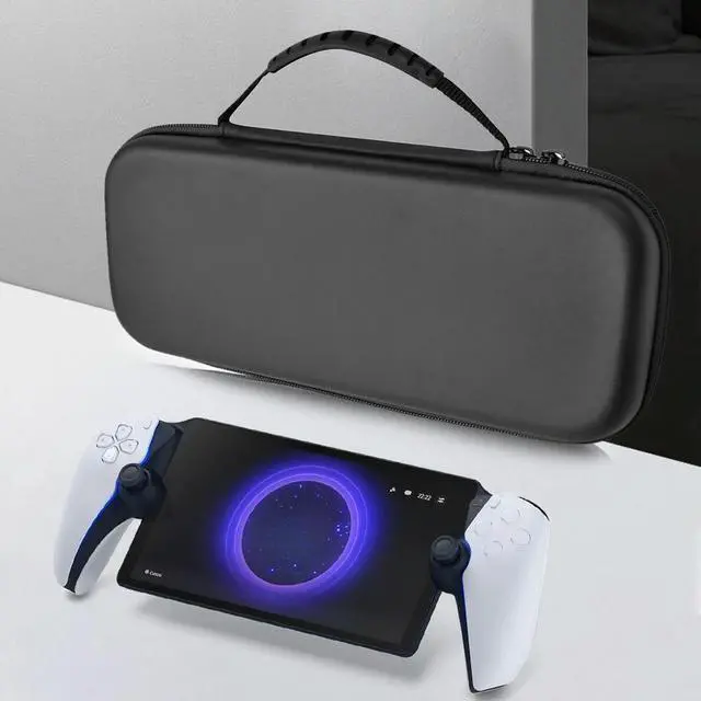 Alt view image 2 of 4 - Hard Carrying Case Shockproof Portable Bag with Mesh Pocket Carry Bag Built-in Stand Design for Portal