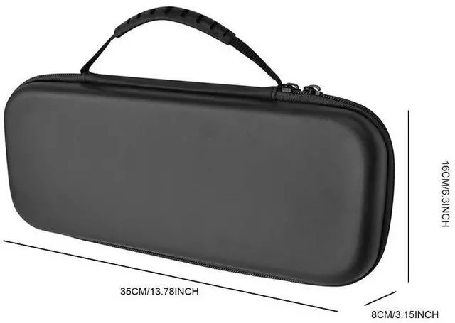 Alt view image 4 of 4 - Hard Carrying Case Shockproof Portable Bag with Mesh Pocket Carry Bag Built-in Stand Design for Portal