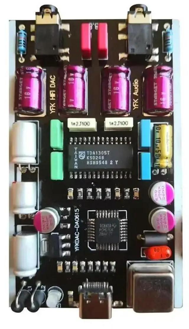 Alt view image 7 of 8 - Decoder Amp I2S to 3.5mm Output USB Amp USBDAC Decoder G2-009_L50A