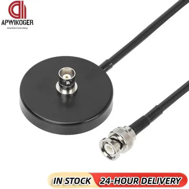 Main image of RG58 BNC Male Female Connector Portable Mobile Radio Antenna Mount 5 Meters l for Two Way Radio for Wireless Microphone