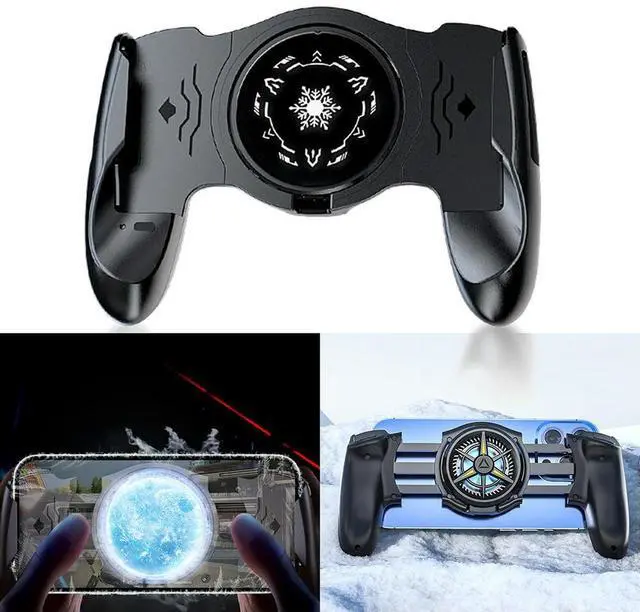 Alt view image 2 of 4 - Phone Game Controller with Cooling Fan Type-C Mobile Joystick Controller Stretch Up To 174mm Mobile Gamepad for Android &