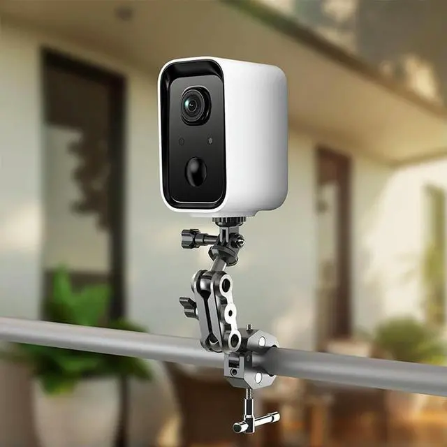 Alt view image 3 of 4 - Handlebar Mount Bracket Aluminum Alloy Motorcycle l Stand 360°Ball Head Action Camera Clamp Mount Action Camera Accessories