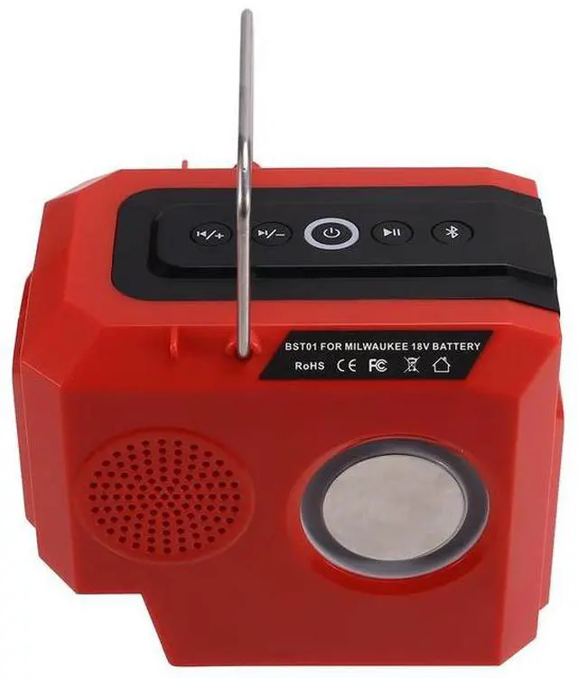 Alt view image 7 of 8 - Portable Bluetooth Speaker for Milwaukee M18 18V _L50A