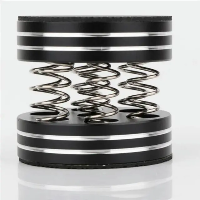 Alt view image 8 of 8 - 12Pcs Audiophile Shock Spikes Spring Damping Pad HIFI Stand Feet Speaker Spike Audio CD Amplifier Foot Pad