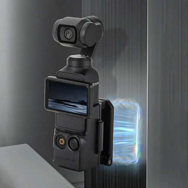 Alt view image 3 of 4 - Magnetic Bracket Mount Magnetic Quick Release Mount Sports Camera Accessories Non-Slip Expansion Adapter Mount for Osmo Pocket 3