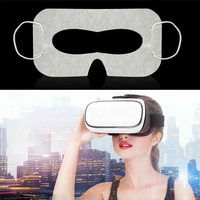 Alt view image 3 of 4 - 100Pcs VR Eye Covers Sweat Guard Virtual Reality Face  VR Sweat  for Quest 3S VR Headset Accessories