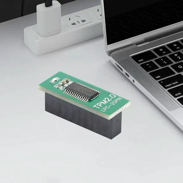 Alt view image 3 of 4 - TPM 2.0 Trusted Platform Module LPC-20PIN Motherboard Card 11 Upgrade Test Replacement Parts for