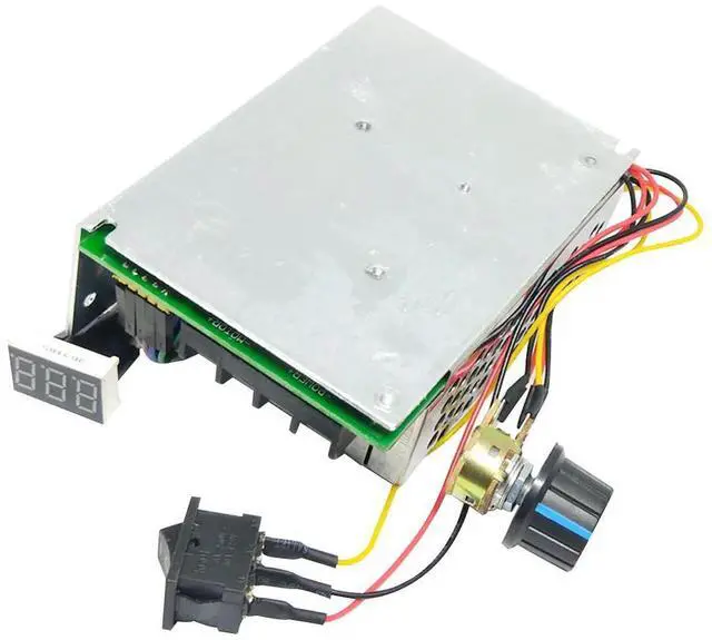 Alt view image 4 of 4 - PWM DC Motor Speed Controller 12V 24V 36V 48V Motor Speed Regulator DC 10 -55V with Adjustable Potentiometer for DC Brush Motor
