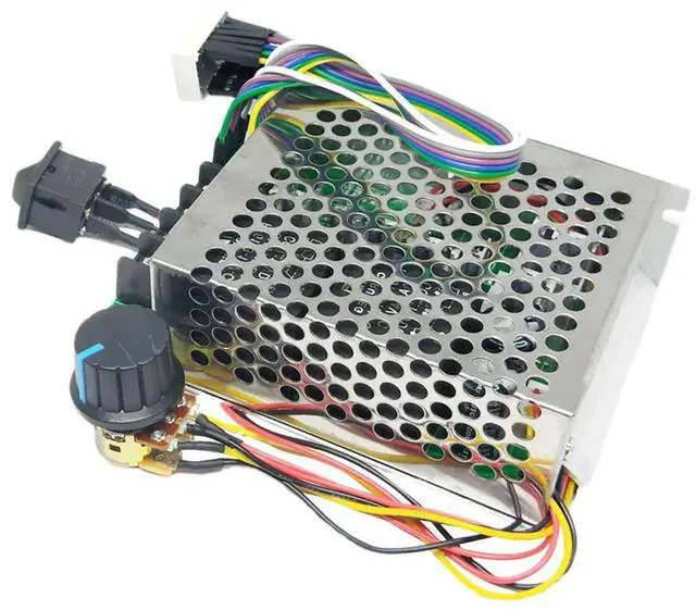 Alt view image 2 of 4 - PWM DC Motor Speed Controller 12V 24V 36V 48V Motor Speed Regulator DC 10 -55V with Adjustable Potentiometer for DC Brush Motor