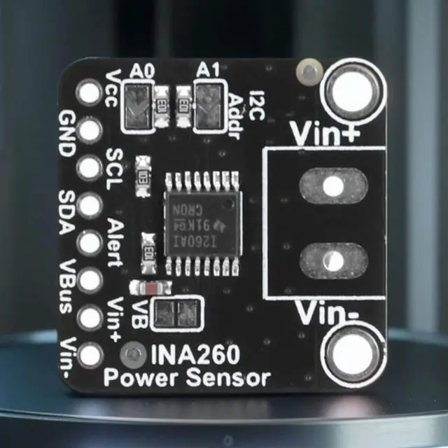 Alt view image 3 of 4 - INA260 High/Low Voltage Sensor Module High Precision High Or Low Side Voltage Current Power Sensor I2C Interface Low Power