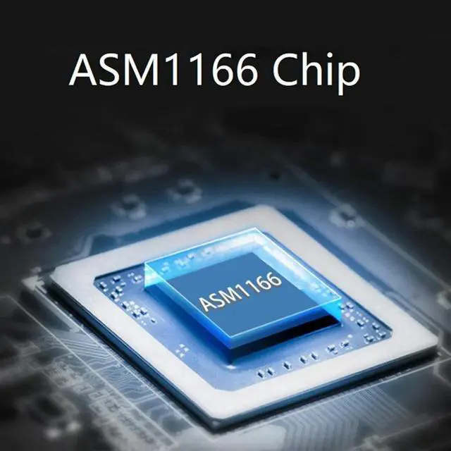 Alt view image 7 of 8 - 3X M.2 MKEY PCI-E Riser Card M.2 NVME To SATA3.0 PCIE To SATA 6Gpbsx6-Port Expansion Card ASM1166 Support PM Function