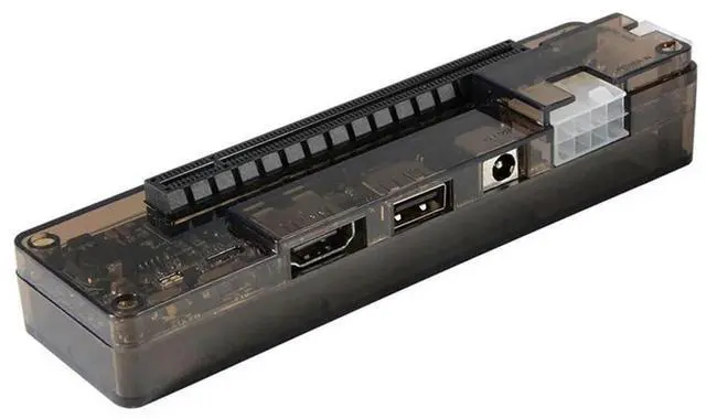 Alt view image 7 of 8 - 1Set Dock Laptop Docking Station Video Card NGFF M.2 A Key Cable Transparent Black