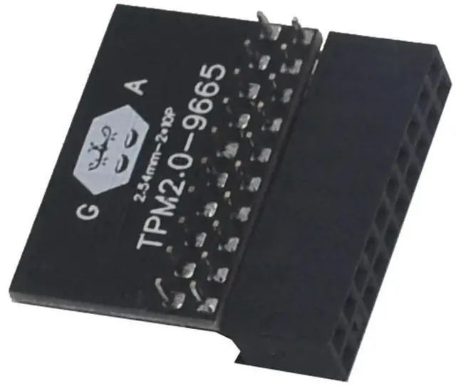 Alt view image 4 of 4 - TPM 2.0 Encrypted Security Module Board TPM2.0 Module TPM 2.0 Module Board for Motherboard