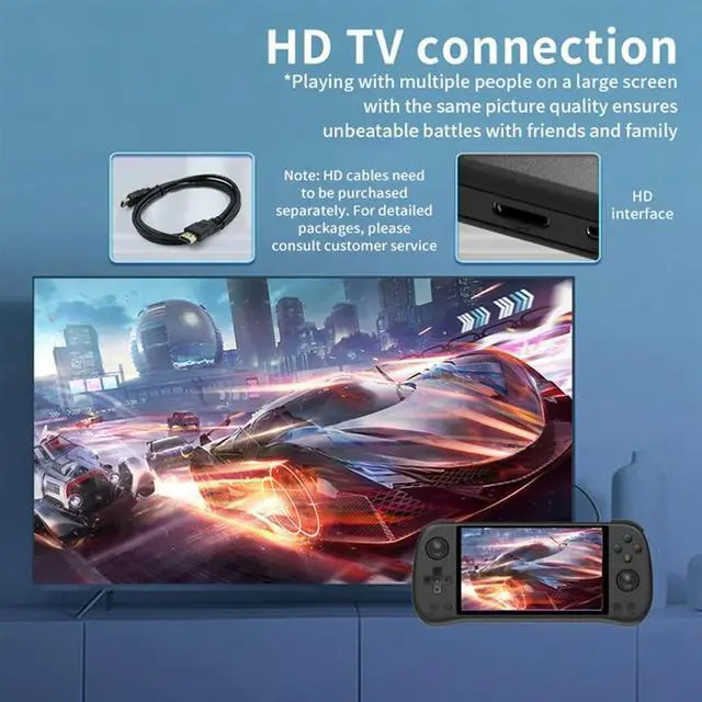 Alt view image 5 of 8 - X55 Handheld Game Console 16GB+128GB 5.5Inch 1280*720 IPS POS System Retro Video Player Arcade Game For Game Enthusiasts B