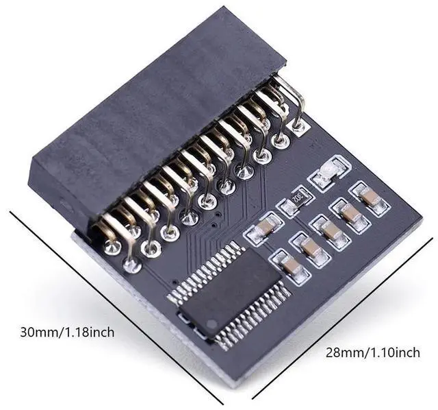 Alt view image 4 of 4 - TPM1.2 Motherboards Card Mini LPC 20 Pin Cryptography Security Module Parts Remote Encryption Module for /