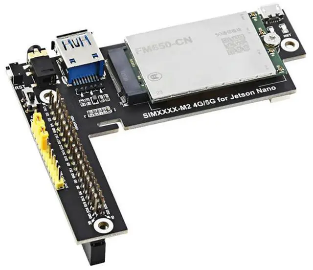 Alt view image 6 of 8 - FM650 CN 5G Module For Jetson Nano 5G/4G/3G Expansion Board For Regions With 5G Signal Coverage EU Plug Durable