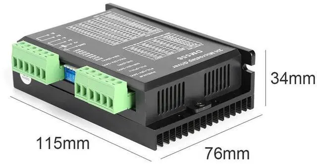 Alt view image 4 of 4 - Stepper Motor Drivers Portable Electric 2-Phase DM556 Strong Toughness 5.6A for Nema 23 34 Stepping Motor