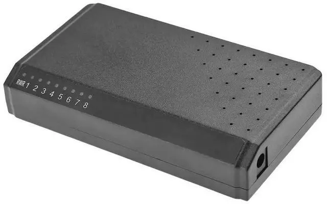 Alt view image 3 of 4 - 8 Ports PoE Switch 6+2 POE 10/100M Ethernet Power Over without Power Adapter for Outdoor Cameras Accessories