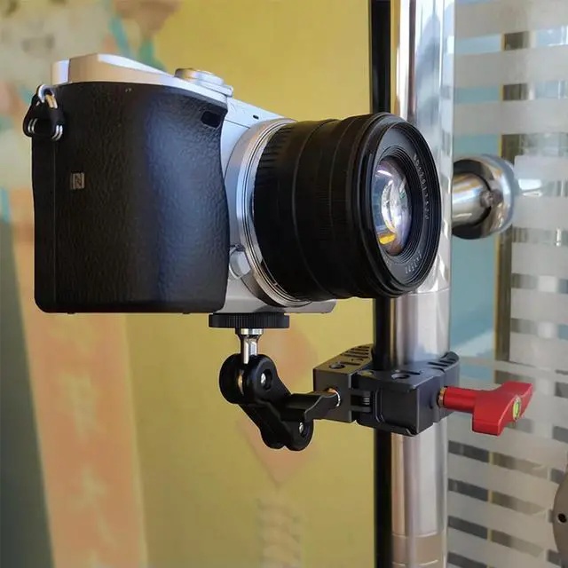 Alt view image 3 of 4 - Crab-Shaped Super Clamp Camera Mount Clamp Crab Clamp Superclamp for Magic Arm and Rod System for Camera Monitor LED Light Ect