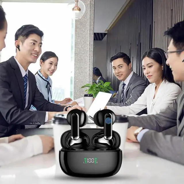 Alt view image 2 of 4 - 144 Languages ligent Translate Earbuds Bluetooth-Compatible 5.4 Real Time Translation Earbuds 99% Accuracy Noise Cancelling