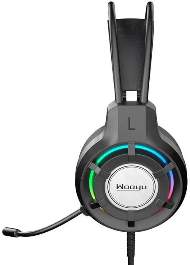 Alt view image 2 of 4 - Wired Game Headphone LED Light Gamer Headset 7.1 Surround Deep Bass Stereo Headset Noise Cancelling with Mic for PC Laptop