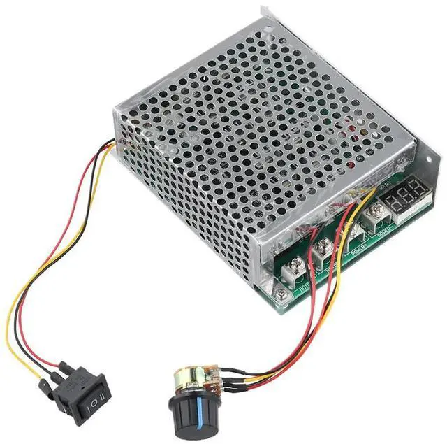 Alt view image 2 of 4 - DC Motor Drive Controller Module DC 10-55V DC PWM Motor Governor 100A 12V 24V 48V Forward/Reverse Electronic Components