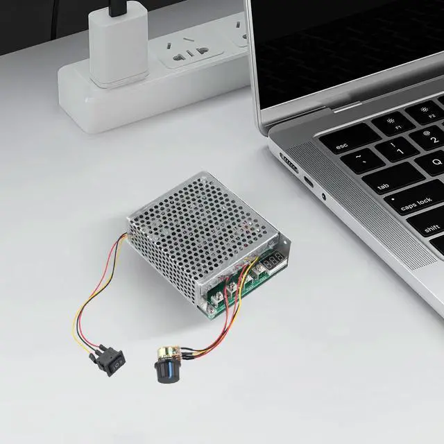 Alt view image 3 of 4 - DC Motor Drive Controller Module DC 10-55V DC PWM Motor Governor 100A 12V 24V 48V Forward/Reverse Electronic Components