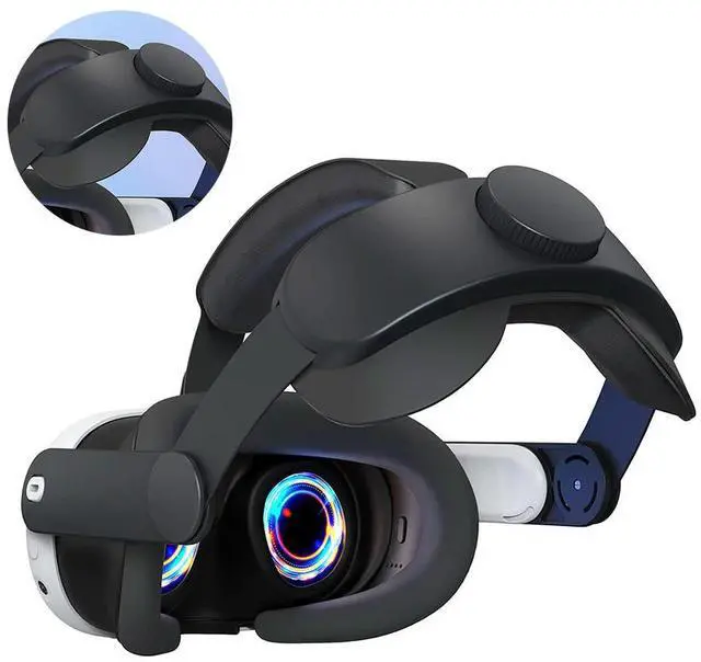 Main image of Adjustable VR Head Band Enhanced Support VR Replacement Elite Head Strap Reduced Pressure for Quest 3 VR Accessories