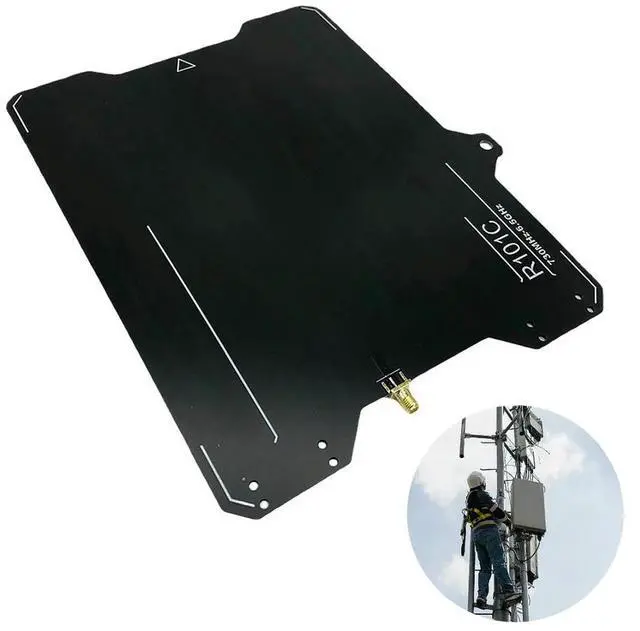 Alt view image 2 of 4 - R101C Ads-b UWB Wideband Directional Antenna 7dBi Ads-B UWB Antenna 23x22.5cm Black for Radio Transmit Receive