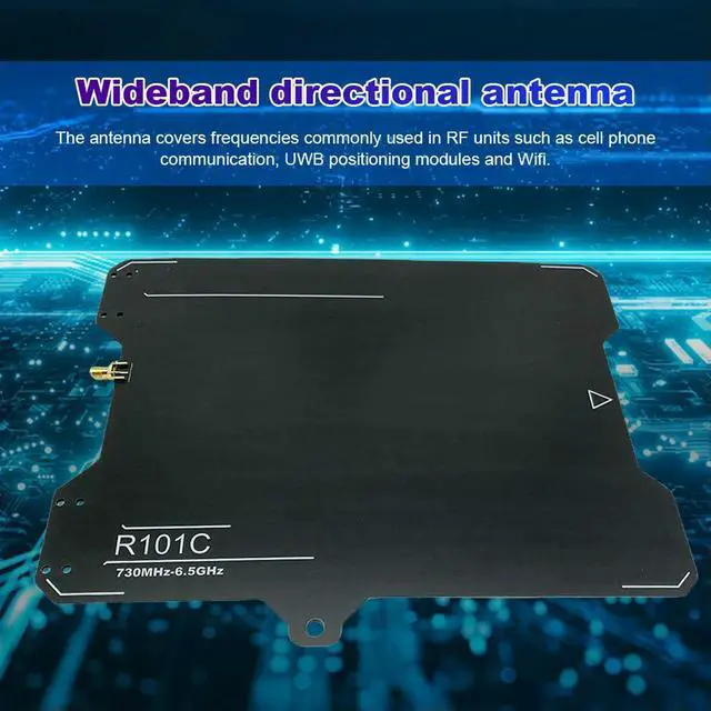 Alt view image 3 of 4 - R101C Ads-b UWB Wideband Directional Antenna 7dBi Ads-B UWB Antenna 23x22.5cm Black for Radio Transmit Receive