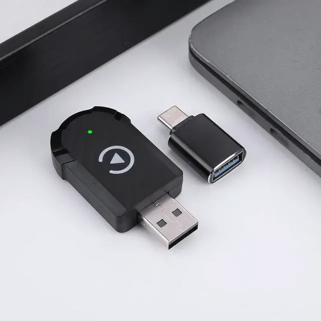 Alt view image 2 of 4 - Wired To Wireless Carplay & Android Auto AI Box USB Plug and Play OTA Online Upgrade for Factory Wired Carplay Android Auto Cars