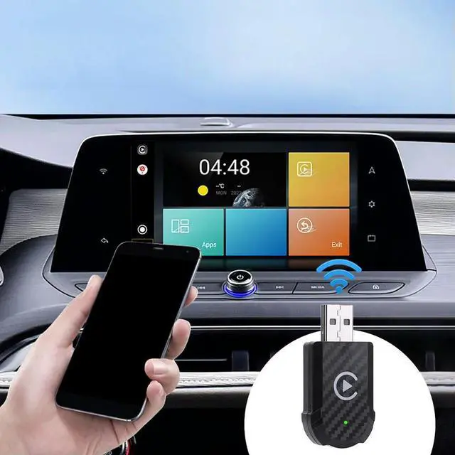 Alt view image 3 of 4 - Wired To Wireless Carplay & Android Auto AI Box USB Plug and Play OTA Online Upgrade for Factory Wired Carplay Android Auto Cars
