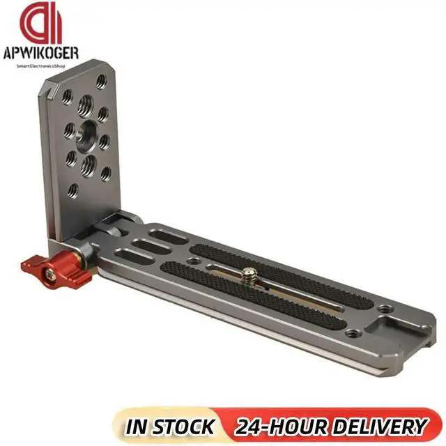 Main image of Universal Camera L Bracket Foldable L-Shape Mount Plate Vertical Horizontal Switching L Shape Holder for Tripod