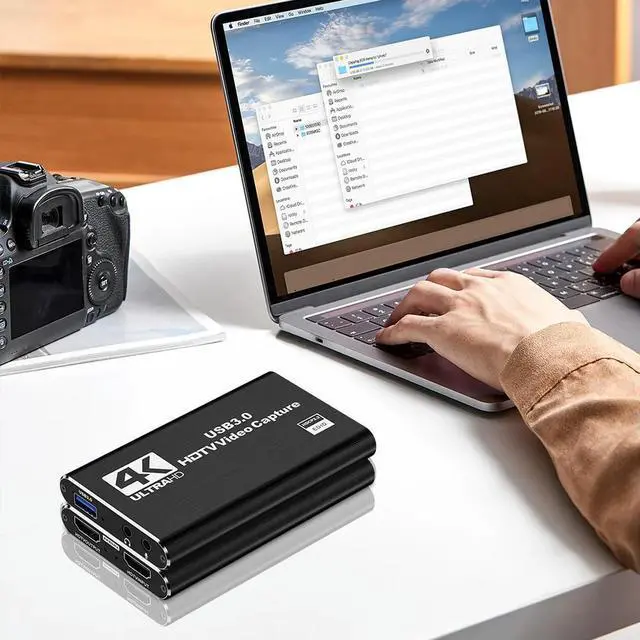 Alt view image 2 of 4 - USB 3.0 4K HDMI-Compatible Capture Card 1080P 60FPS Audio Video Capture Card Game Capture Card Works for PS4/Camera/PC