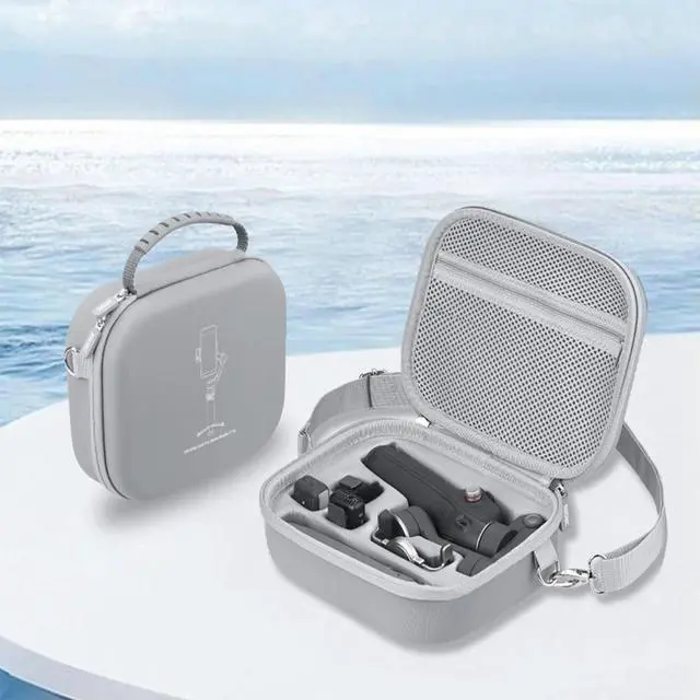 Alt view image 2 of 4 - Carrying Case for Osmo Mobile 7/7 Pro Shockproof Portable Bag Anti-scratch Case Handheld Gimbal Portable Bag