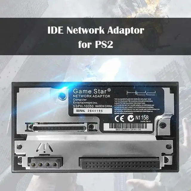 Alt view image 2 of 4 - Portable Game Console Network Card SATA/IDE Interface Universal Network Adapter 2.5/3.5 Inch SATA HDD Gaming Accessories for PS2