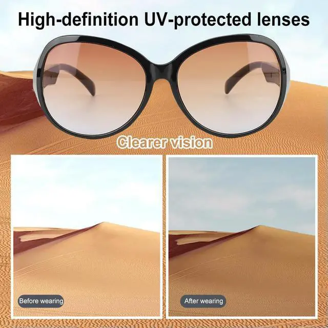 Alt view image 4 of 4 - 144 Languages Glasses Translator Bluetooth-Compatible 5.3 Sunglasses Glasses Open Ear Sunglasses for Android and iOS