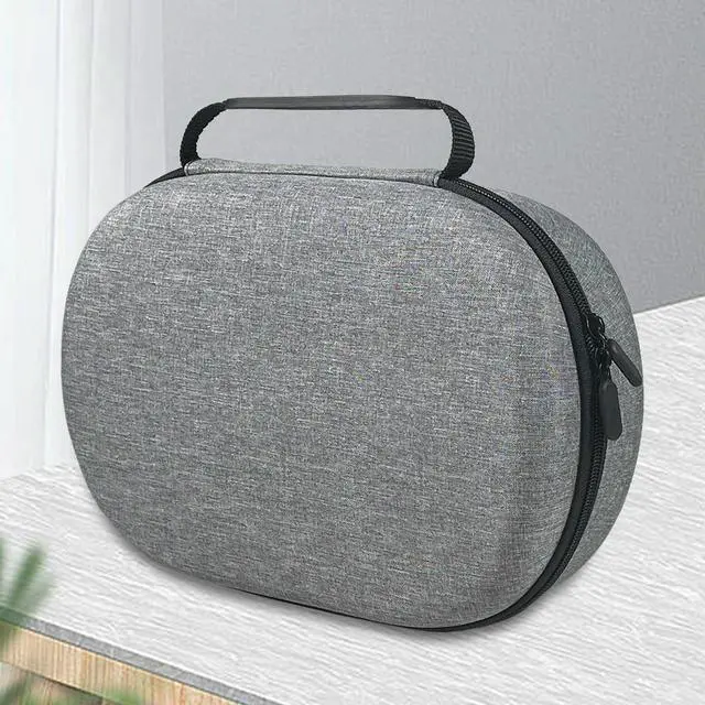 Alt view image 3 of 4 - Carrying Case Shockproof Portable Travel Carry Handbag EVA Anti-scratch Travel Case Bag with Mesh Pocket for Vision Pro