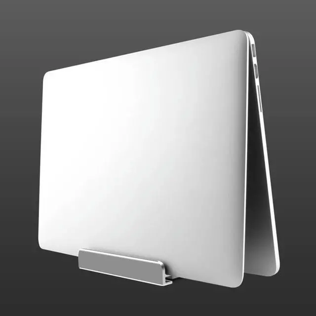 Alt view image 3 of 4 - 3 Slot Vertical Laptop Stand Multi-Purpose Laptop Holder Anti-slip Adjustable Laptop Dock Tablet Holder for Multiple Devices